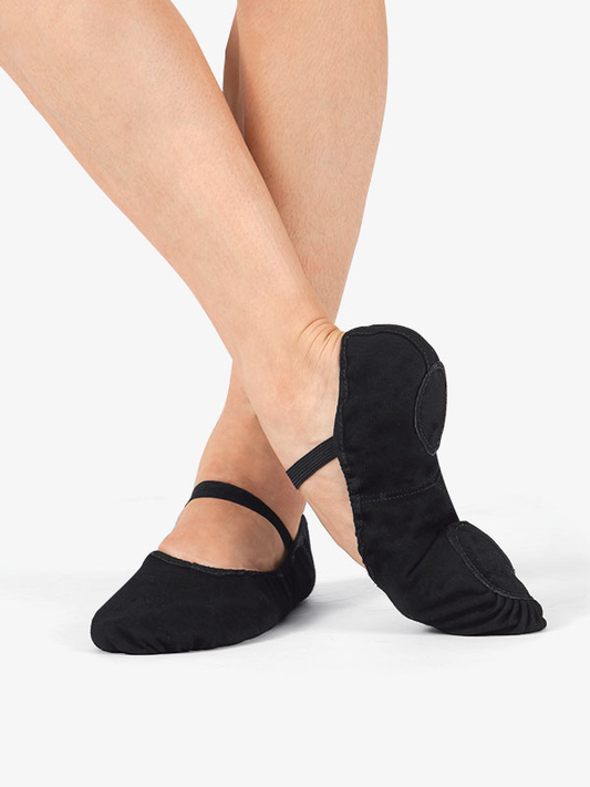 Theatrical's Youth Black Ballet Shoe (T1000C)